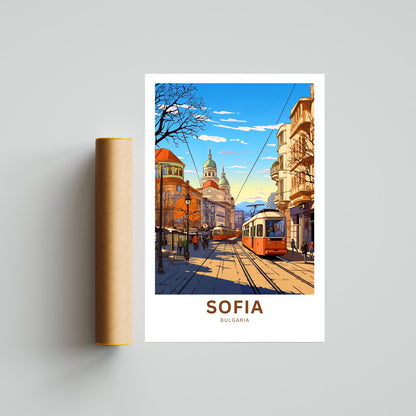 Sofia Travel Poster