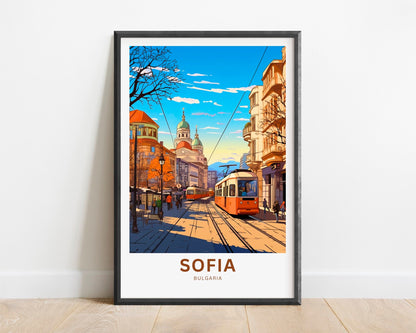 Sofia Travel Poster