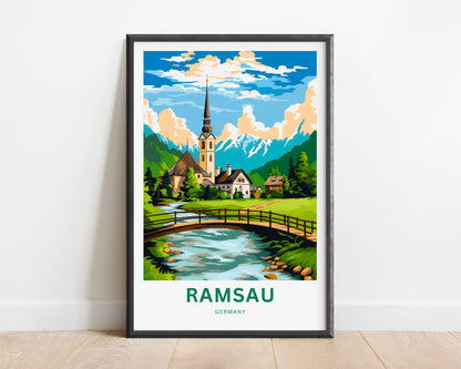 Ramsau Travel Poster