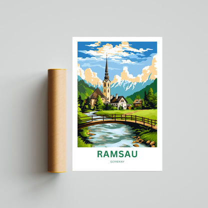 Ramsau Travel Poster