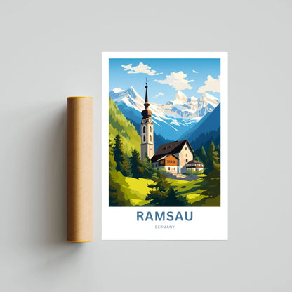 Ramsau Travel Poster