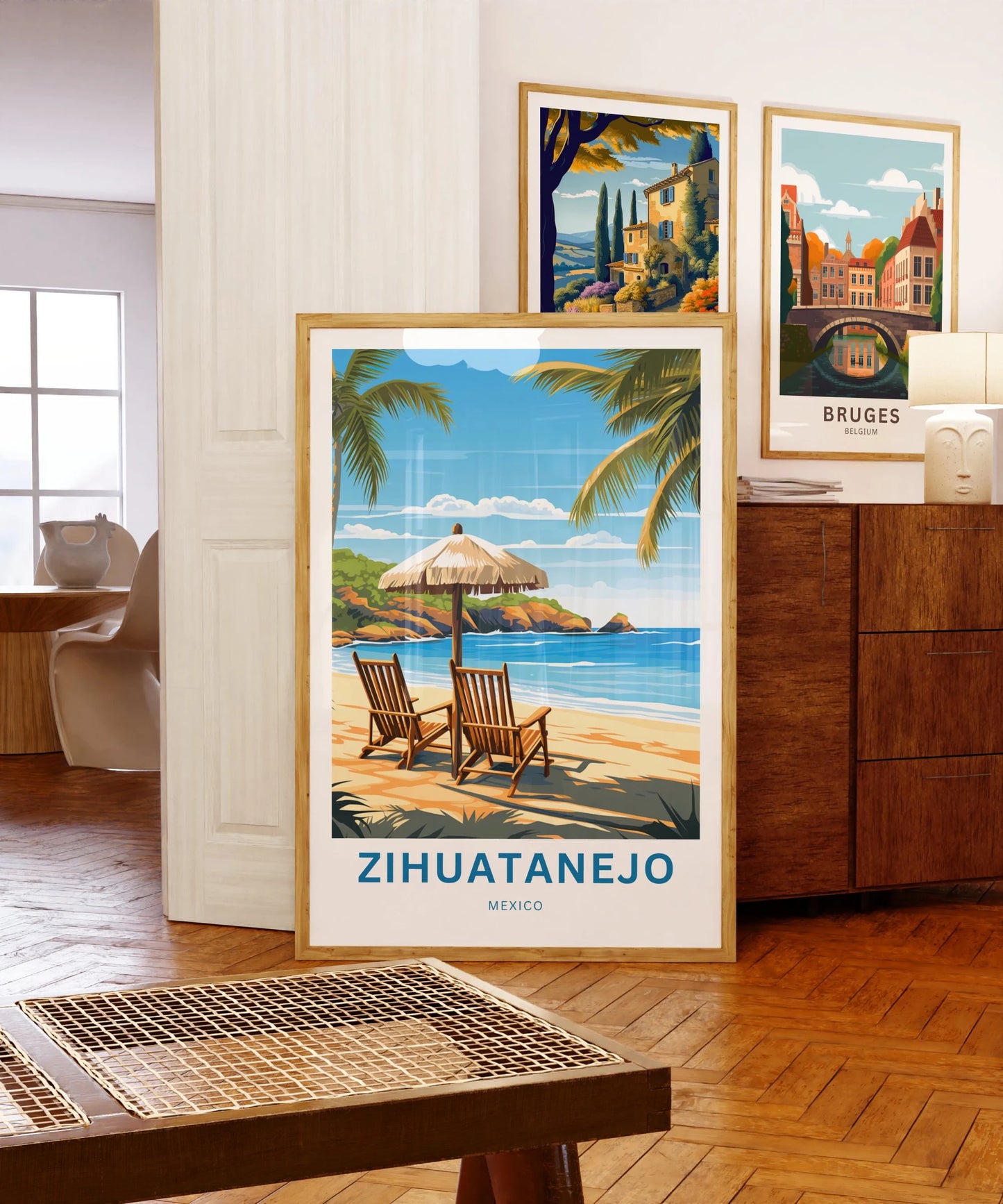 Zihuatanejo Travel Poster