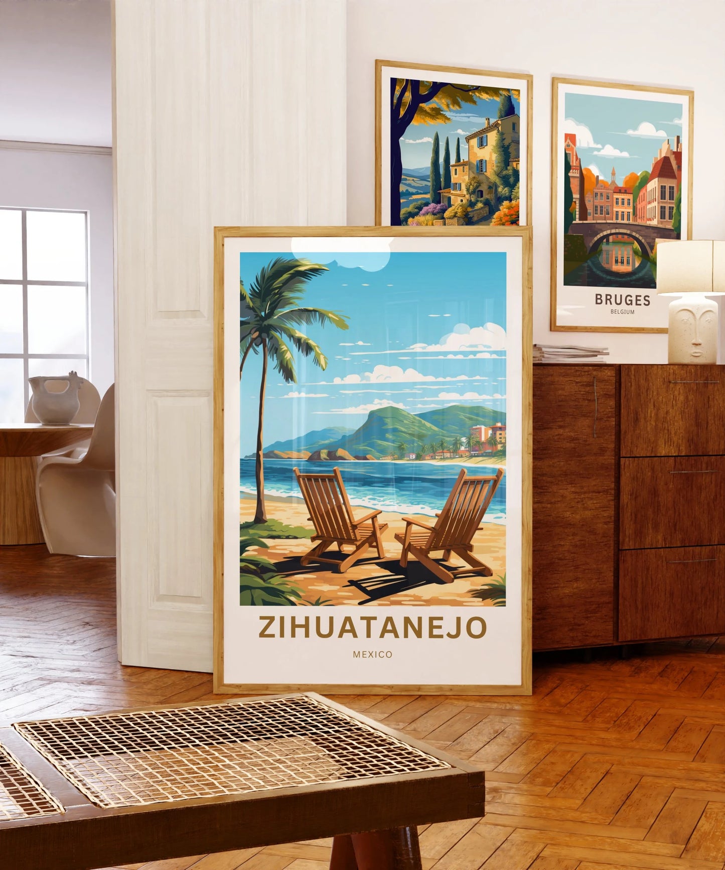 Zihuatanejo Travel Poster