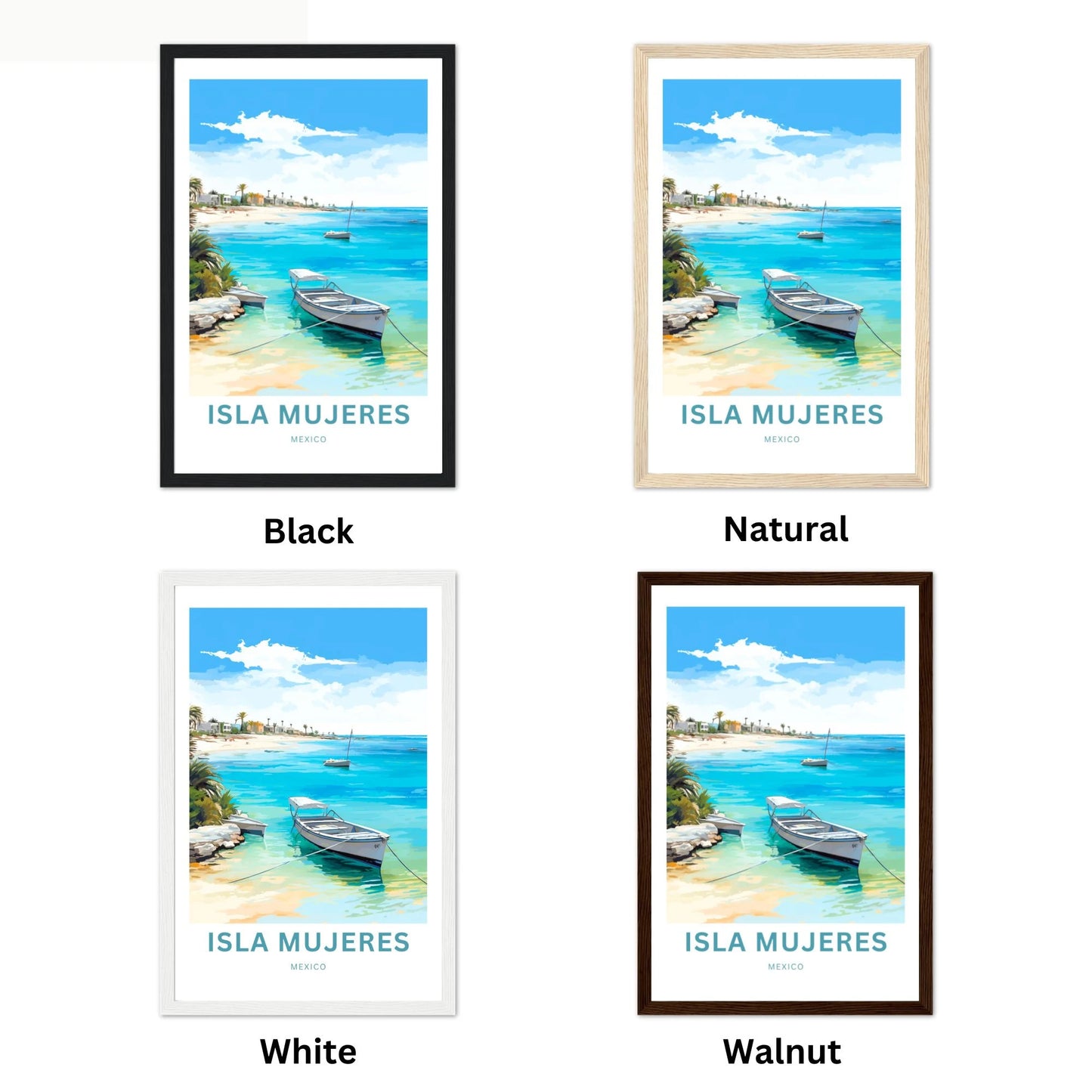 Isla Mujeres Travel Poster