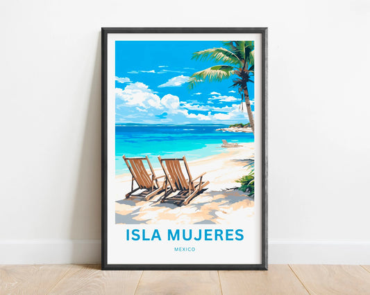 Isla Mujeres Travel Poster