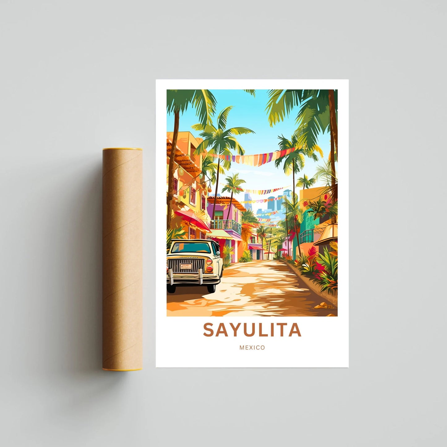 Sayulita Travel Poster