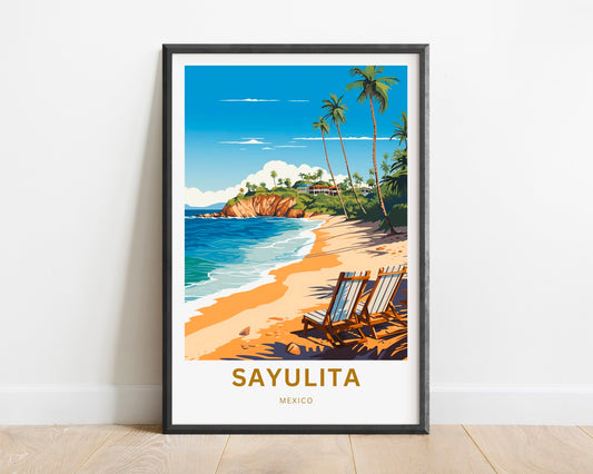 Sayulita Travel Poster