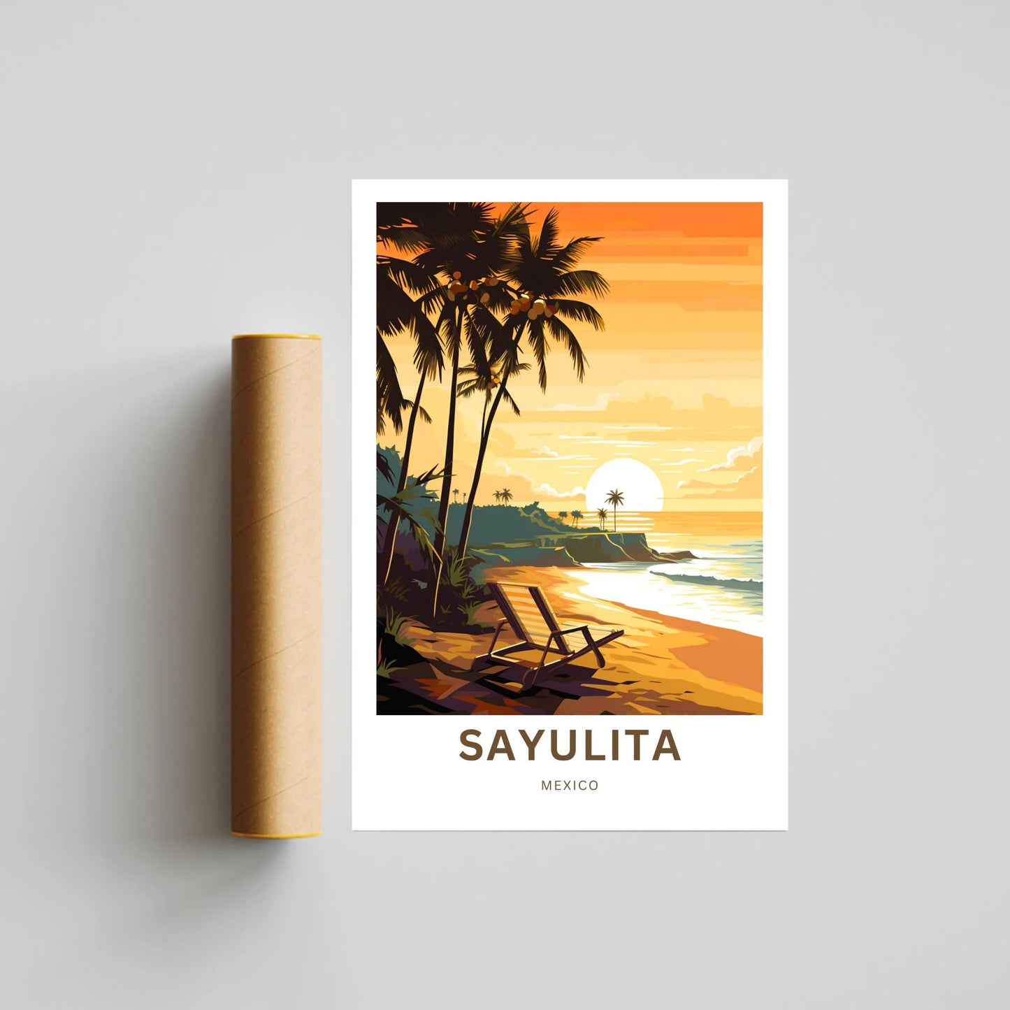 Sayulita Travel Poster