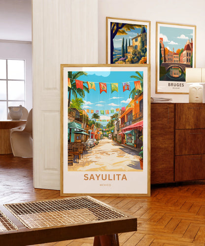 Sayulita Travel Poster