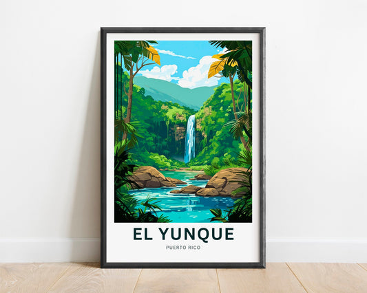 El Yunque Travel Poster