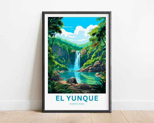 El Yunque Travel Poster