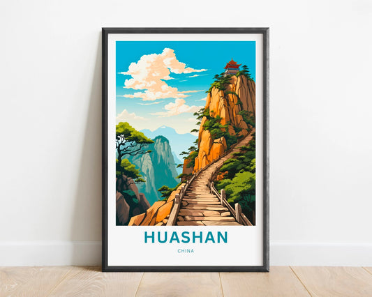 Huashan Travel Poster
