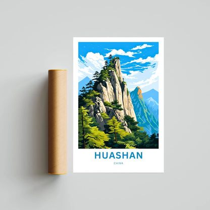 Huashan Travel Poster