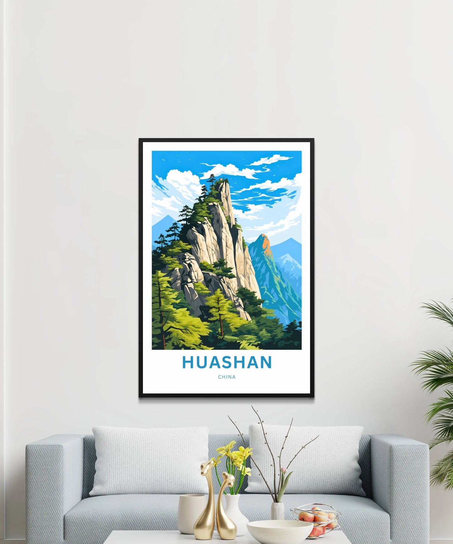 Huashan Travel Poster