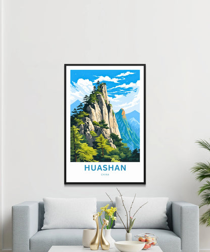 Huashan Travel Poster