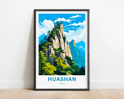 Huashan Travel Poster