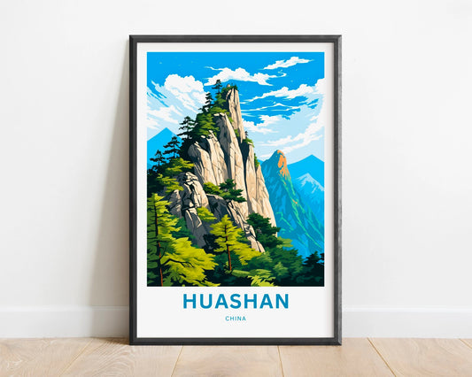 Huashan Travel Poster