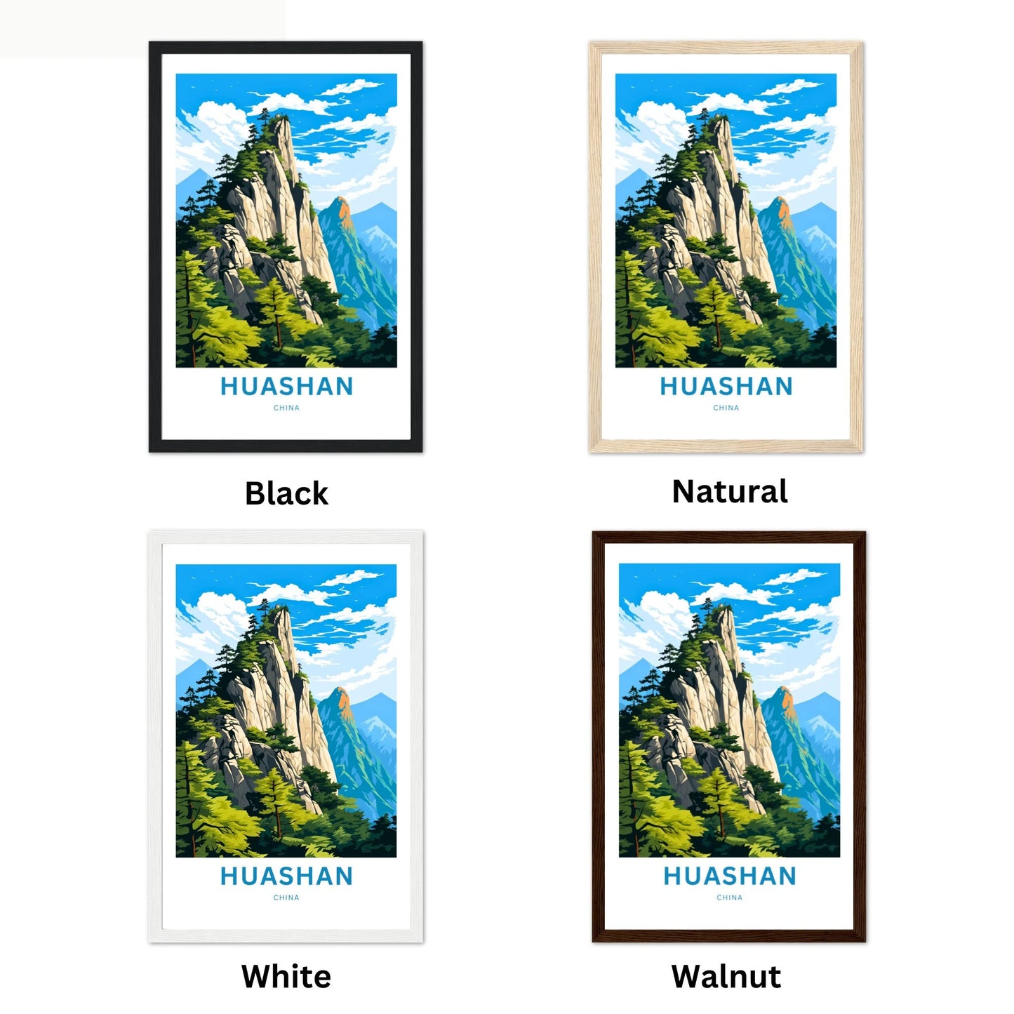 Huashan Travel Poster