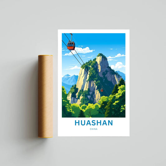 Huashan Travel Poster