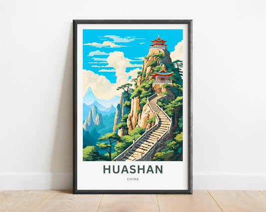 Huashan Travel Poster