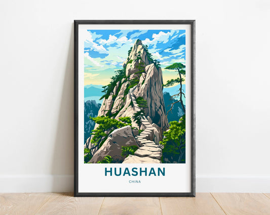Huashan Travel Poster