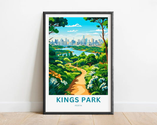 Kings Park Travel Poster