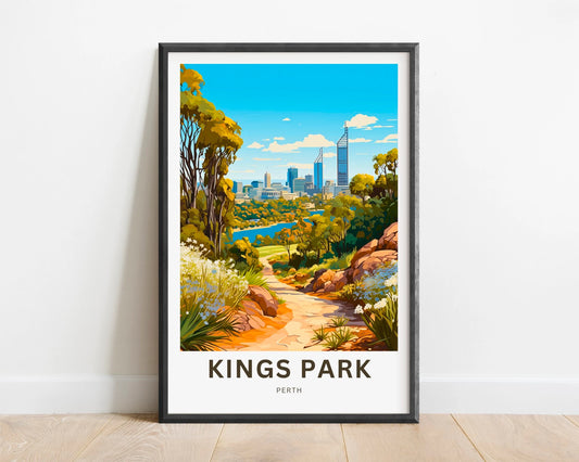 Kings Park Travel Poster