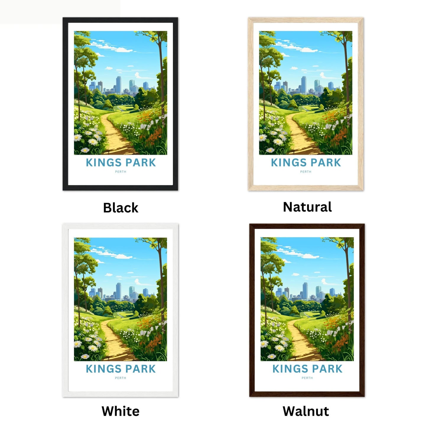 Kings Park Travel Poster