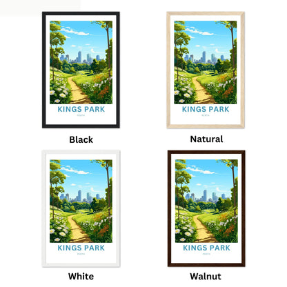 Kings Park Travel Poster