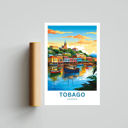 Tobago Travel Poster