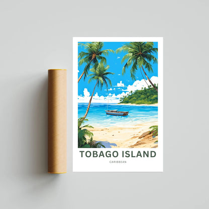 Tobago Travel Poster