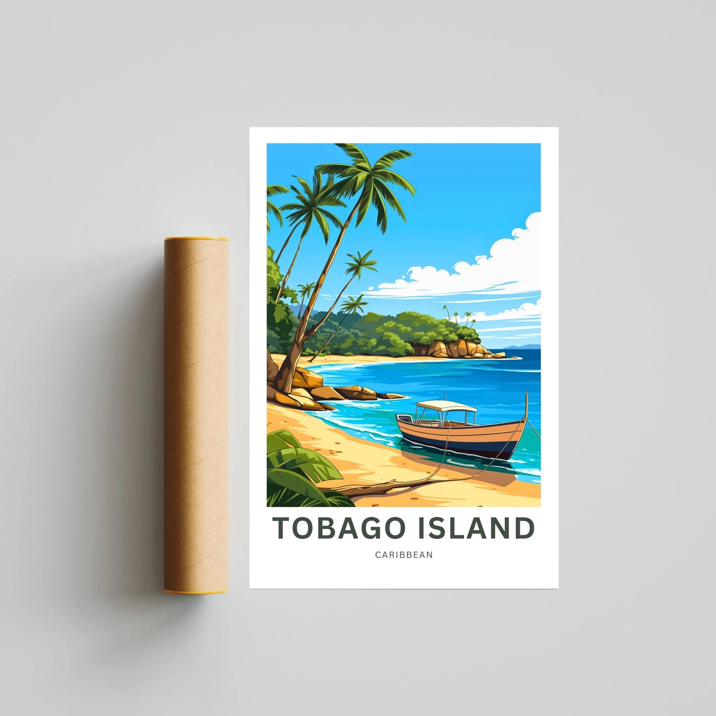 Tobago Travel Poster