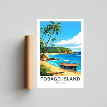 Tobago Travel Poster