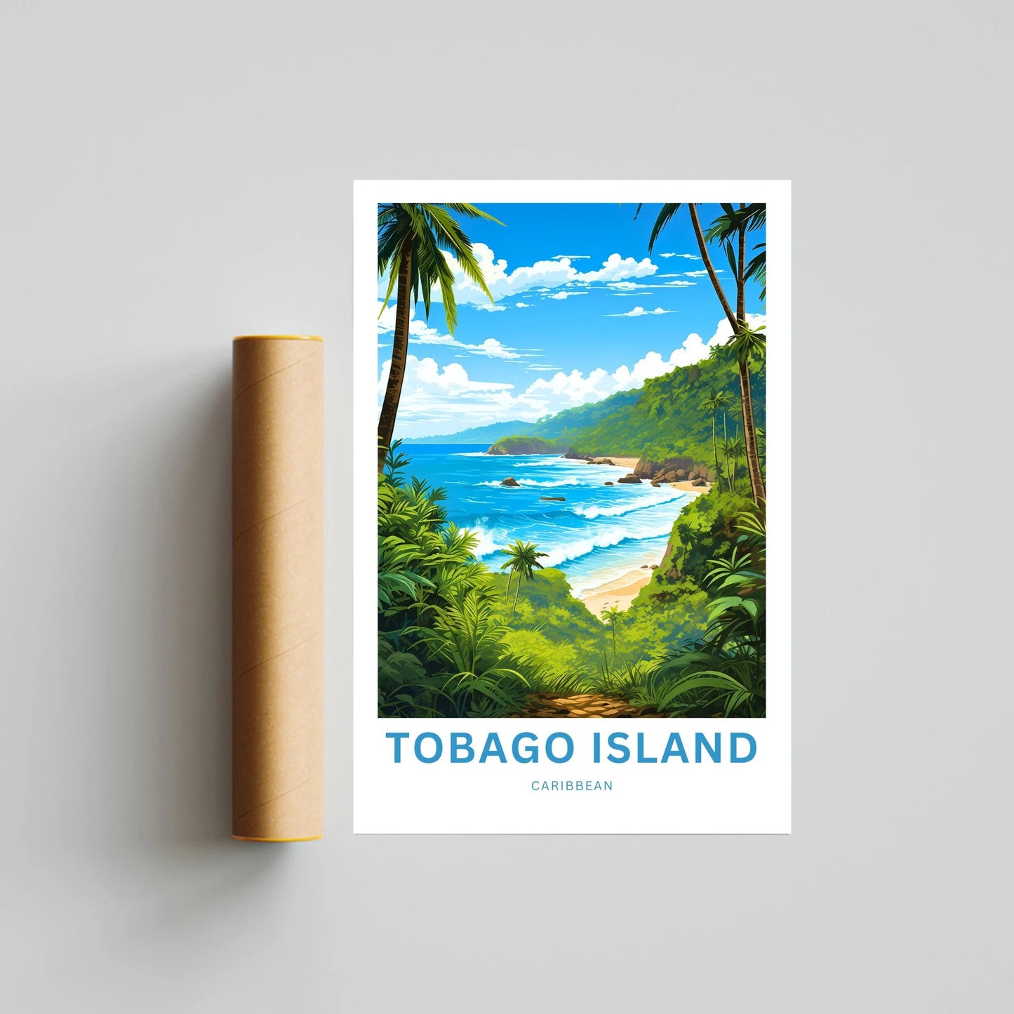 Tobago Travel Poster