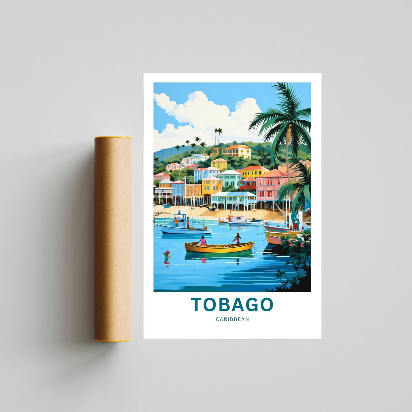 Tobago Travel Poster