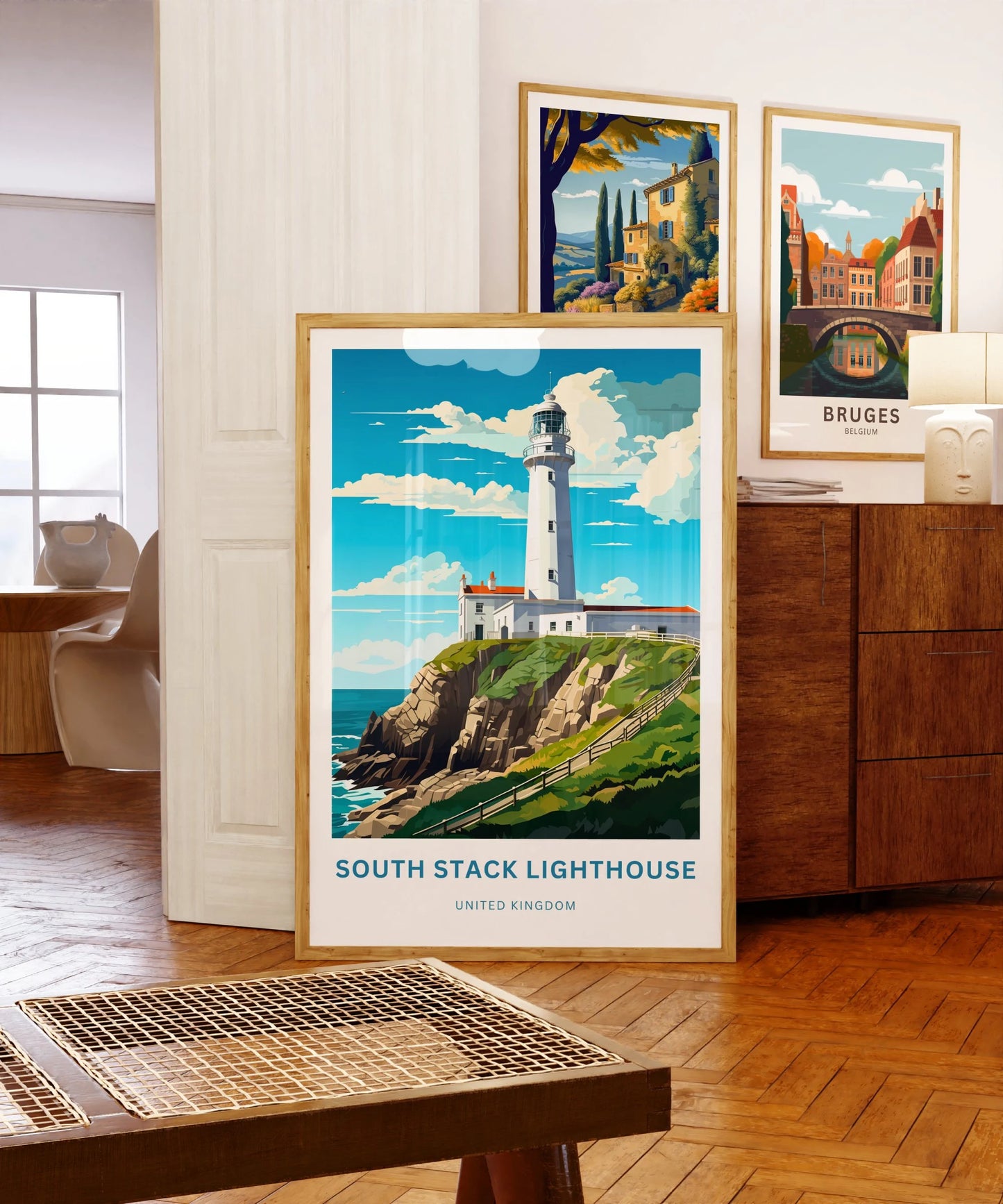 South Stack Lighthouse Travel Poster