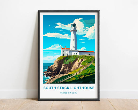 South Stack Lighthouse Travel Poster