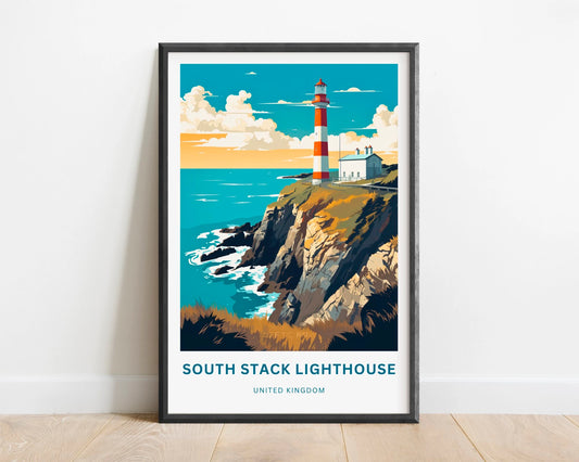 South Stack Lighthouse Travel Poster