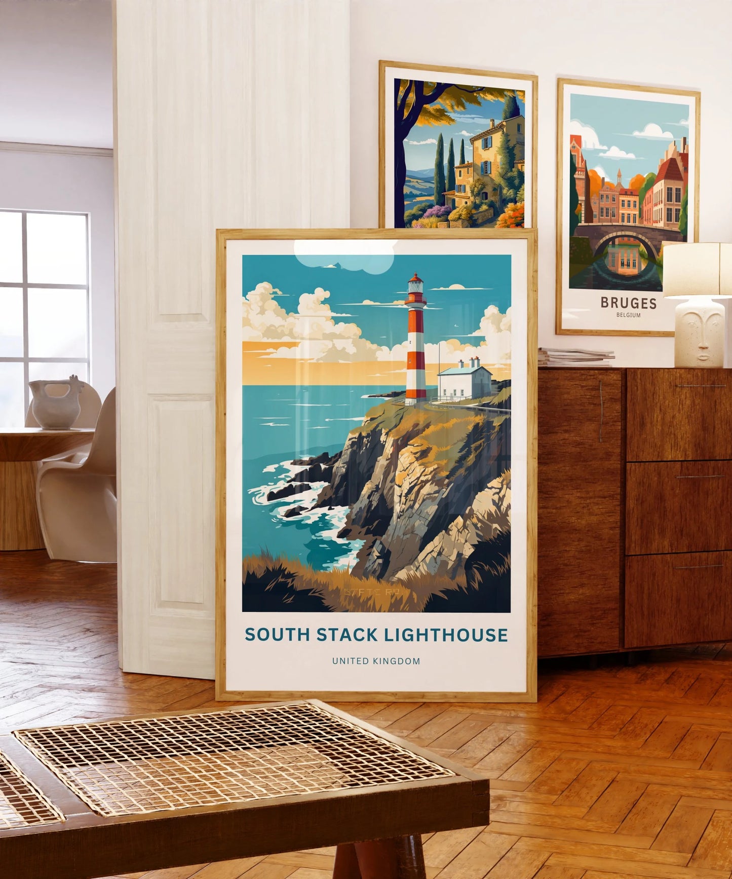 South Stack Lighthouse Travel Poster