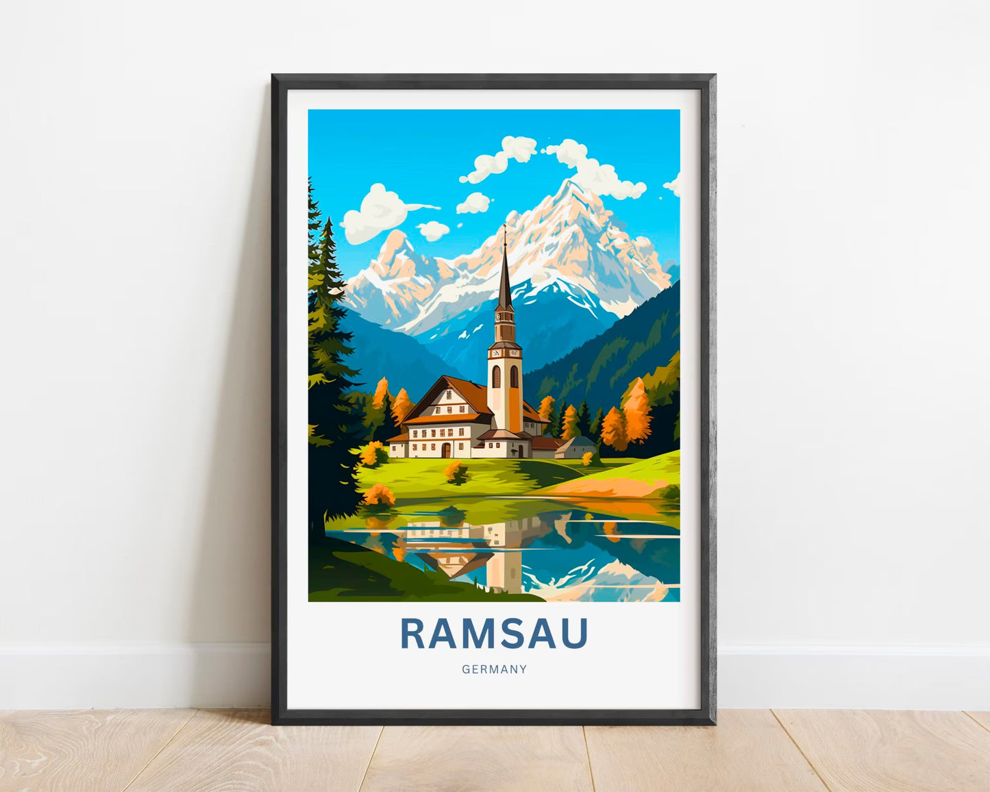 Ramsau Travel Poster