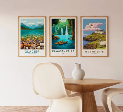 Kawasan Falls Travel Poster
