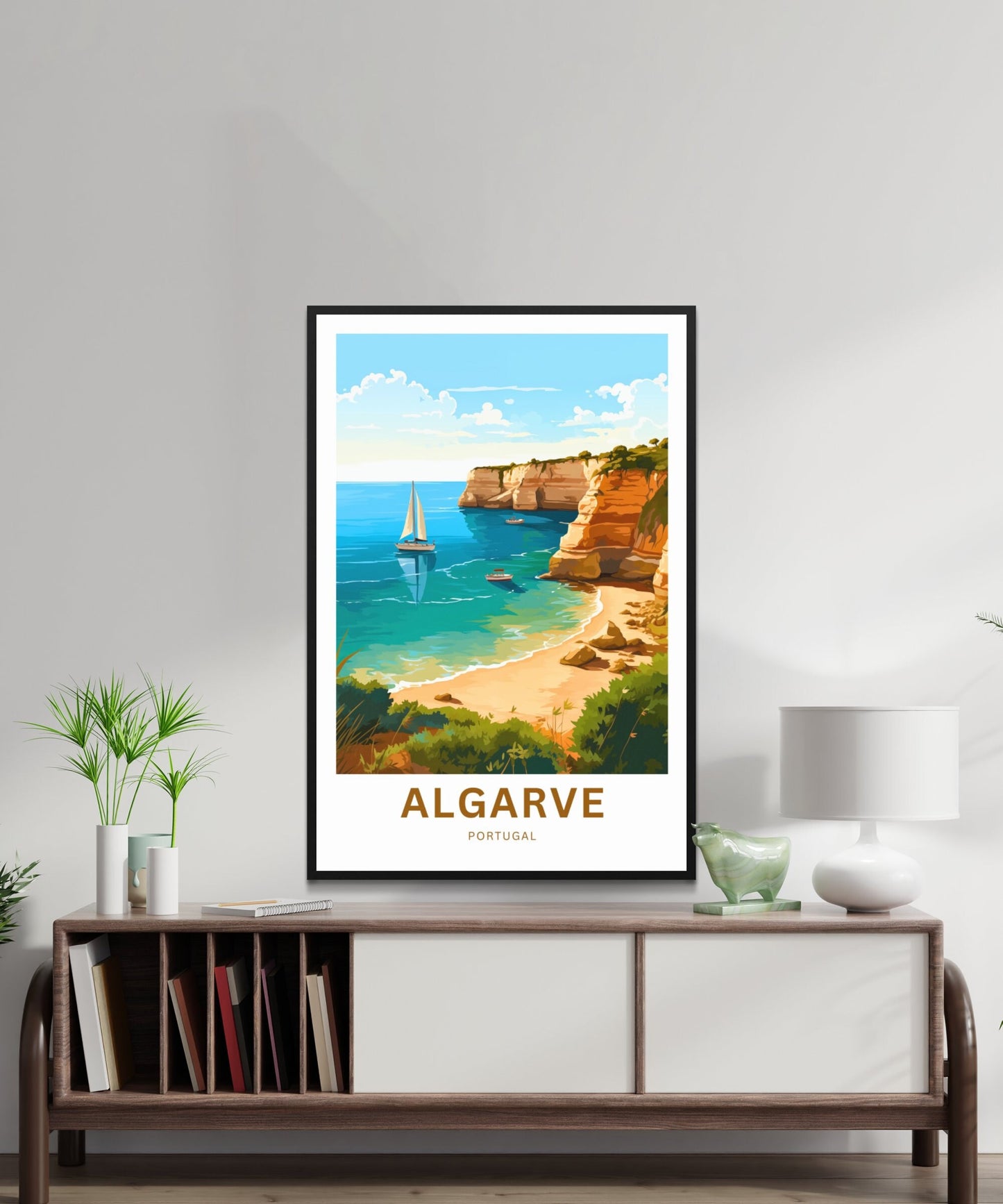 Algarve Travel Poster