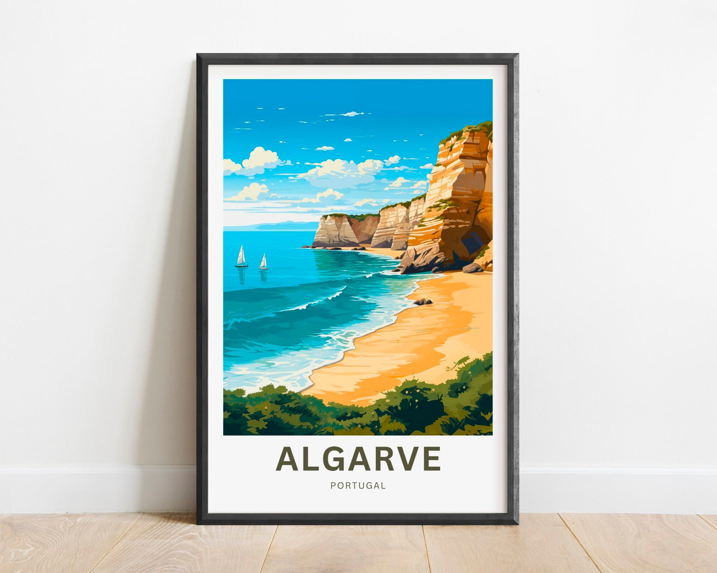 Algarve Travel Poster