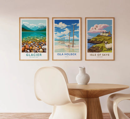 Isla Holbox Travel Poster