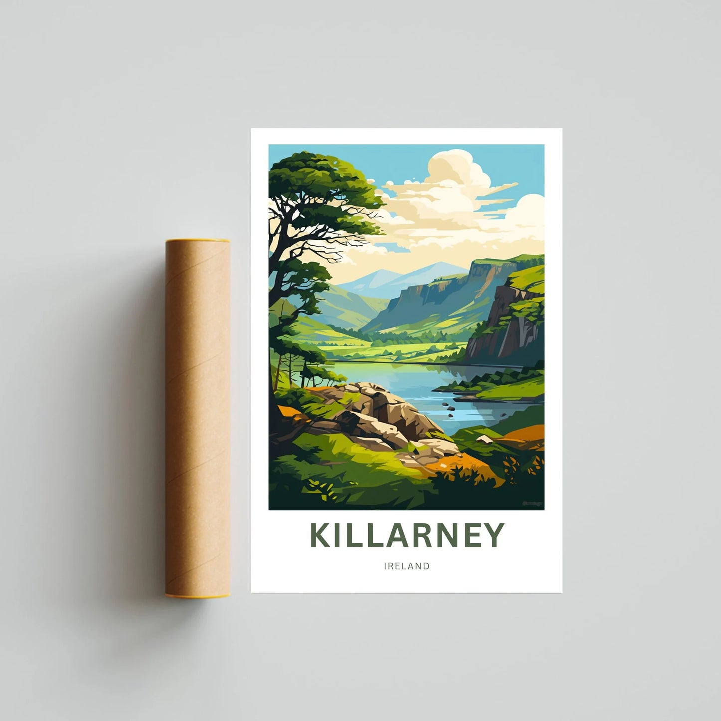 Killarney Travel Poster