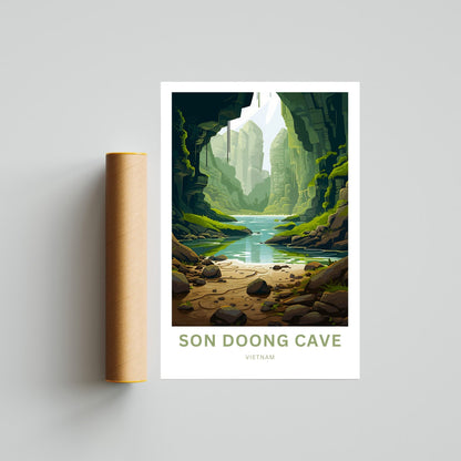 Son Doong Travel Poster