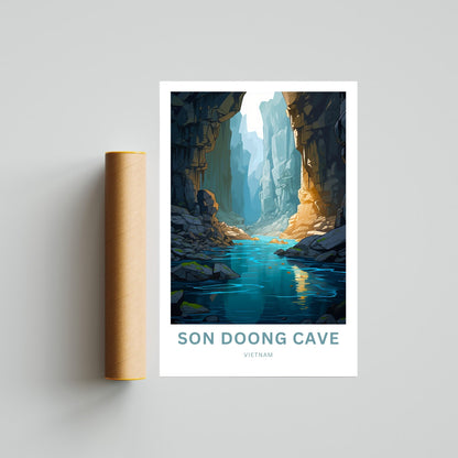 Son Doong Travel Poster