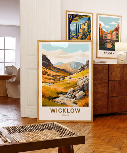 Wicklow Travel Poster