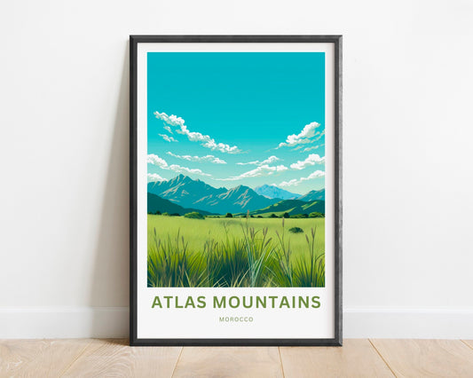 Atlas Mountains Travel Poster