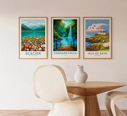 Kawasan Falls Travel Poster